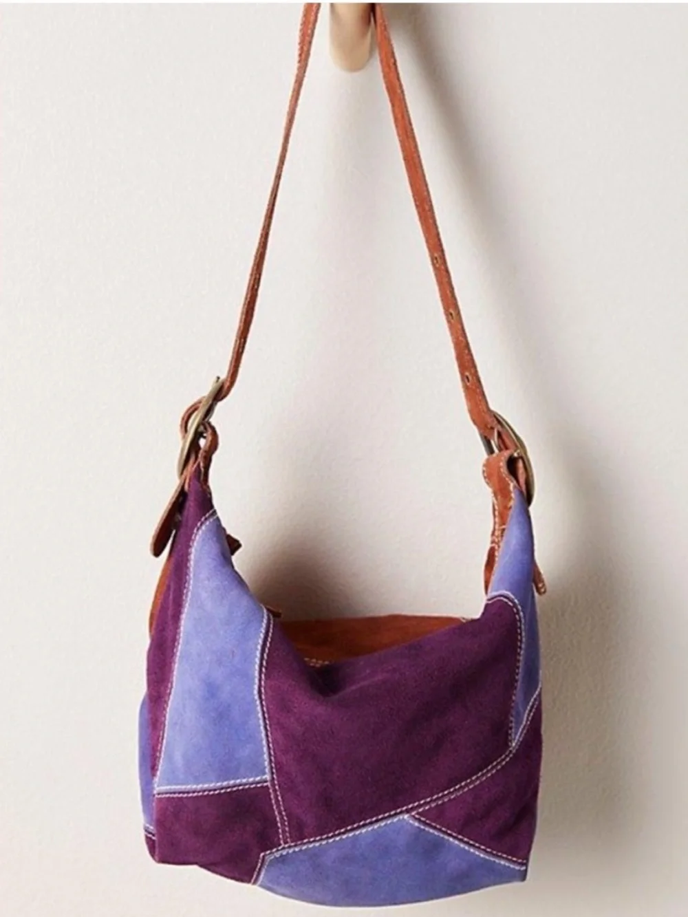 NWOT Free People Montage Suede Shoulder Bag